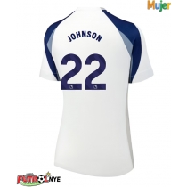 Camiseta Tottenham Hotspur Brennan Johnson #22 Primera Equipación para mujer 2025-26 manga corta